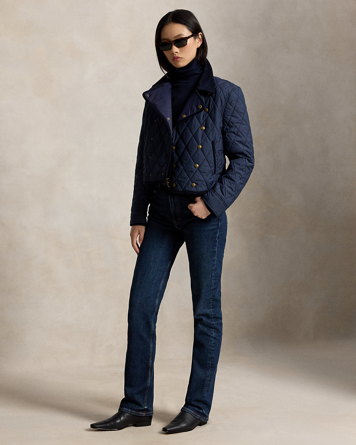 Double-Breasted Quilted Jacket