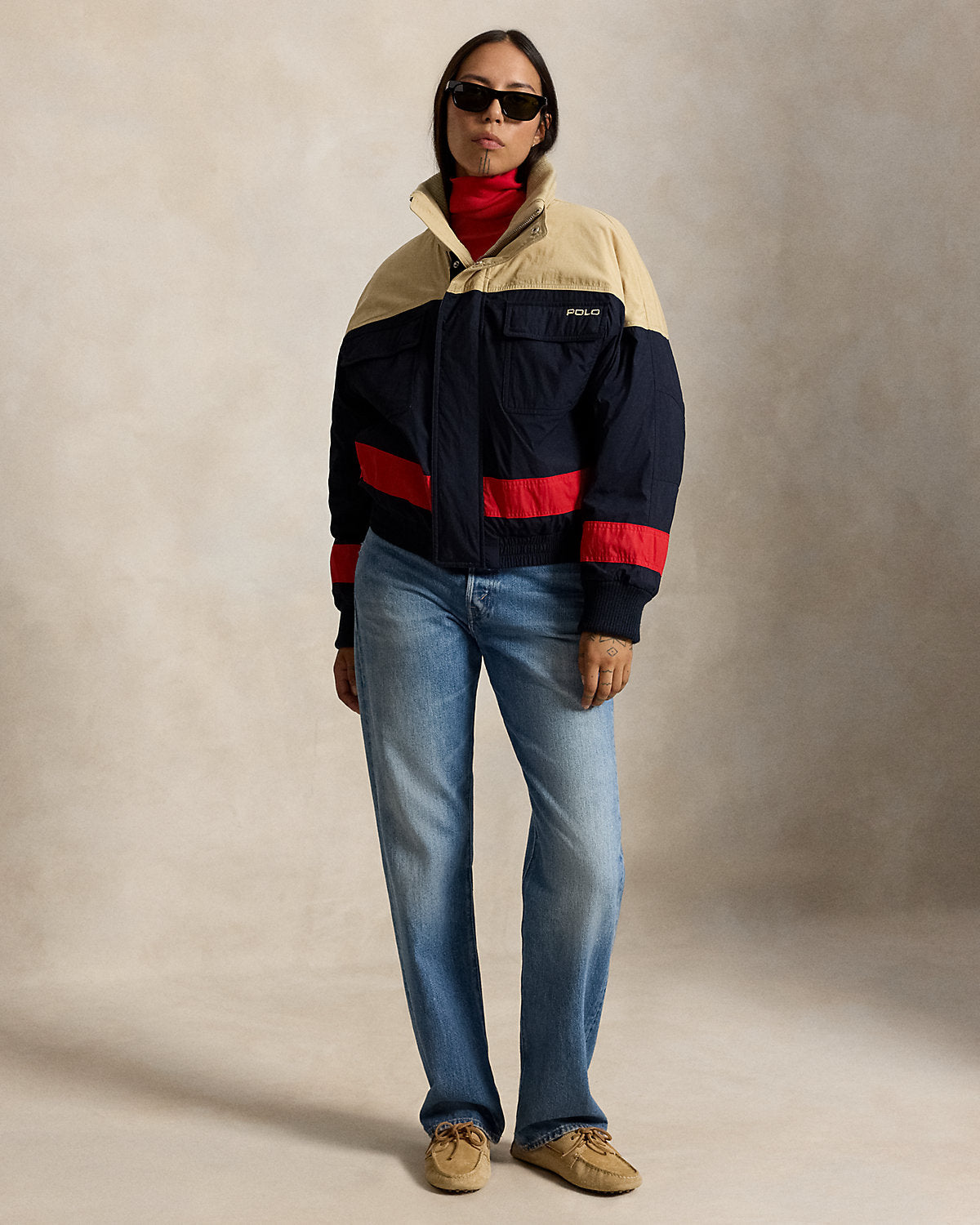 Lightweight Color-Blocked Ski Jacket