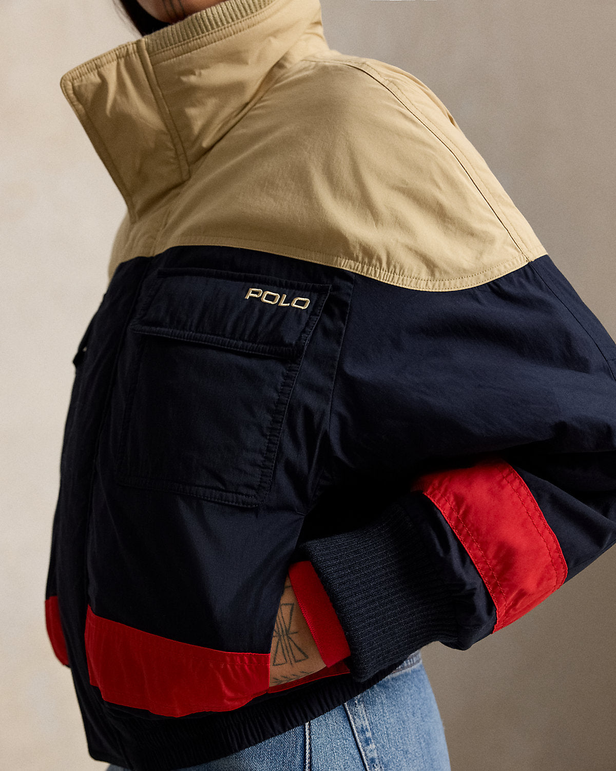 Lightweight Color-Blocked Ski Jacket