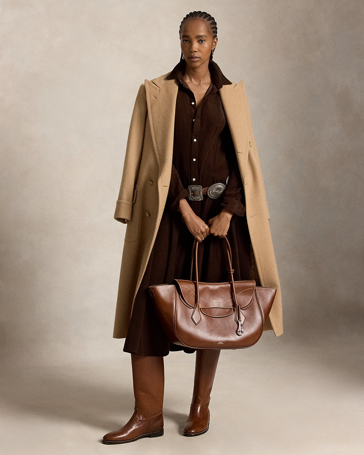Corduroy A-Line Shirtdress