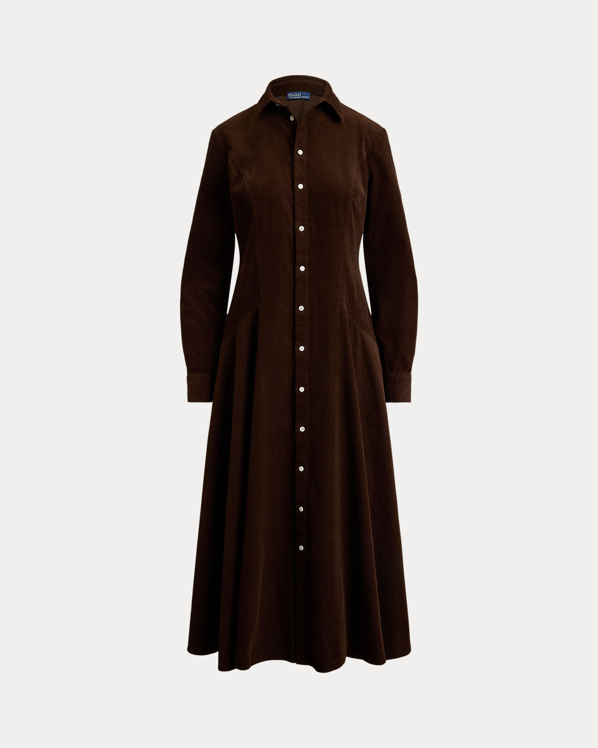 Corduroy A-Line Shirtdress