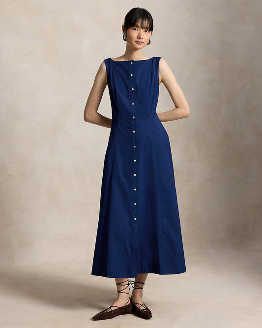 Paneled Cotton Dress
