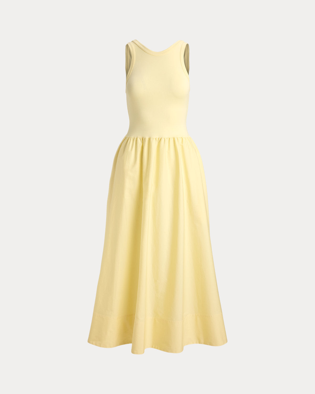 Ponte-Bodice Sleeveless Dress