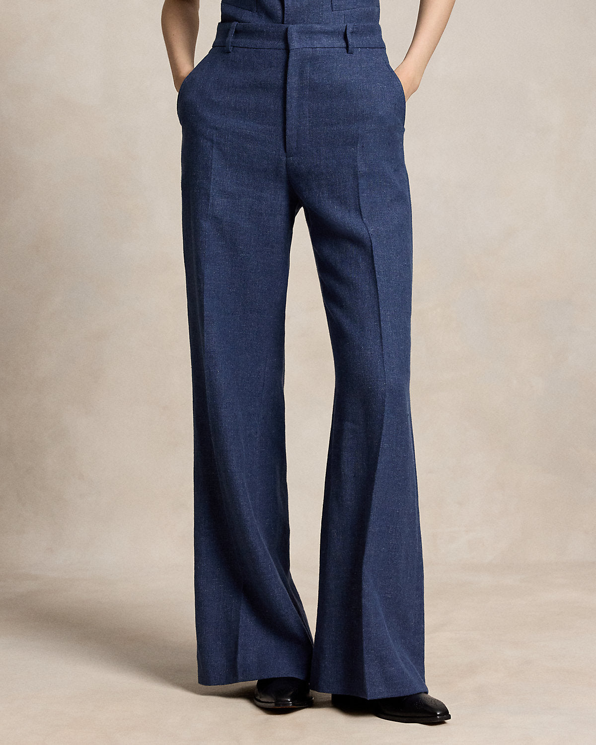 Beaton Linen-Cotton Pant