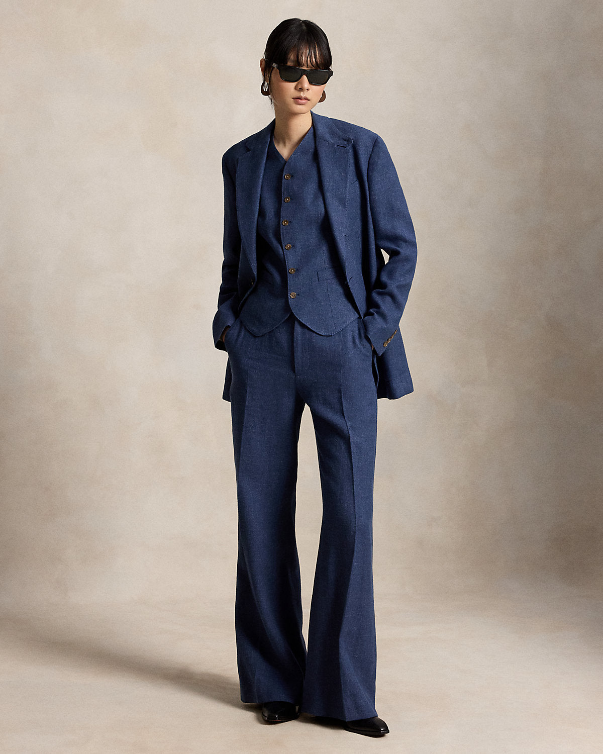 Beaton Linen-Cotton Pant