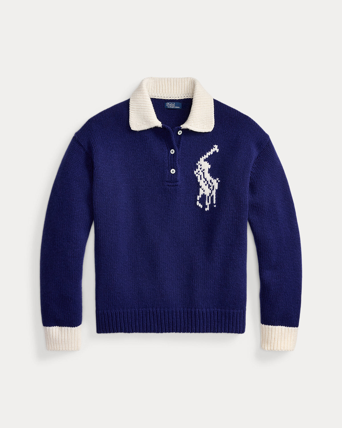 Big Pony Wool Rugby Sweater