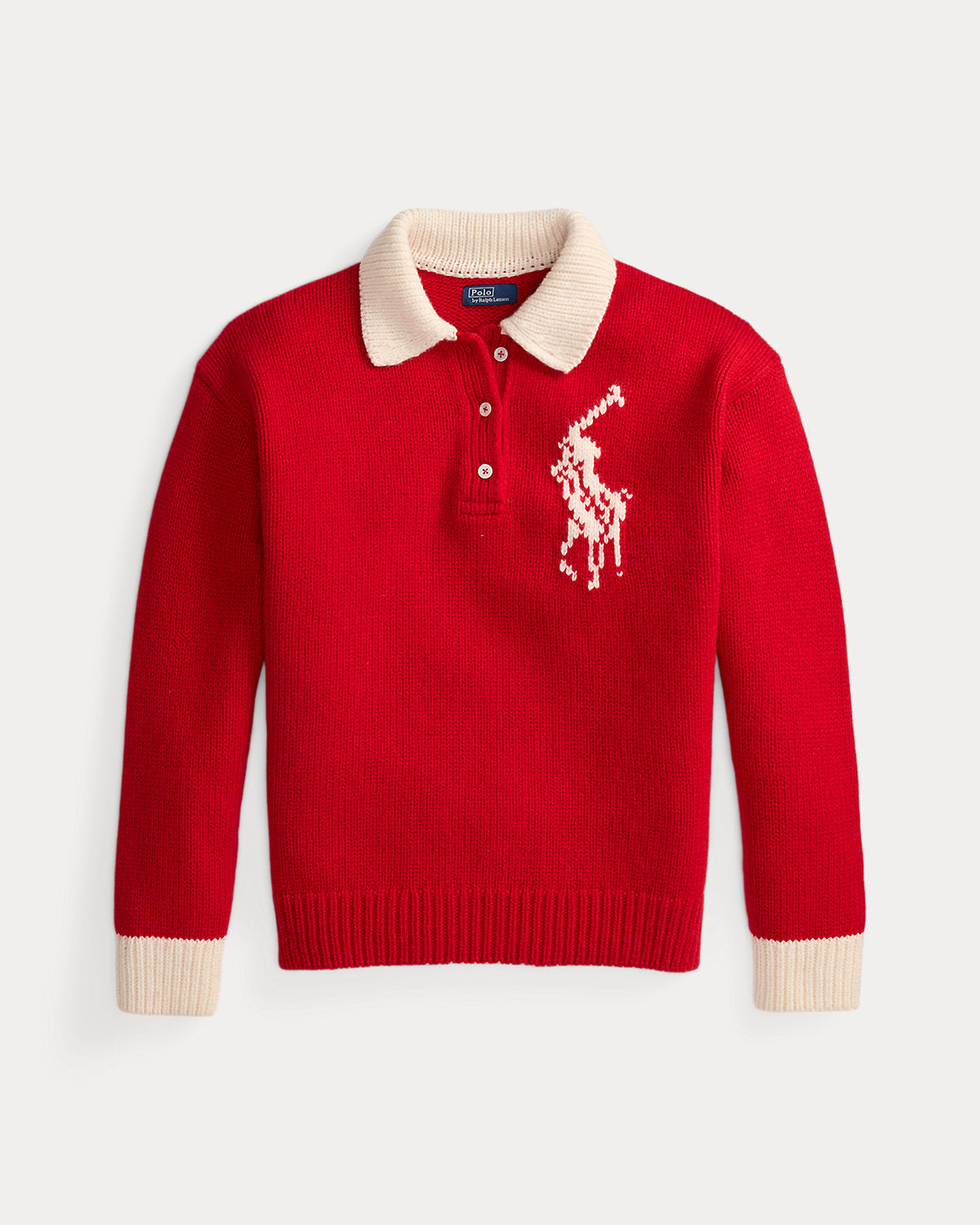 Big Pony Wool Rugby Sweater