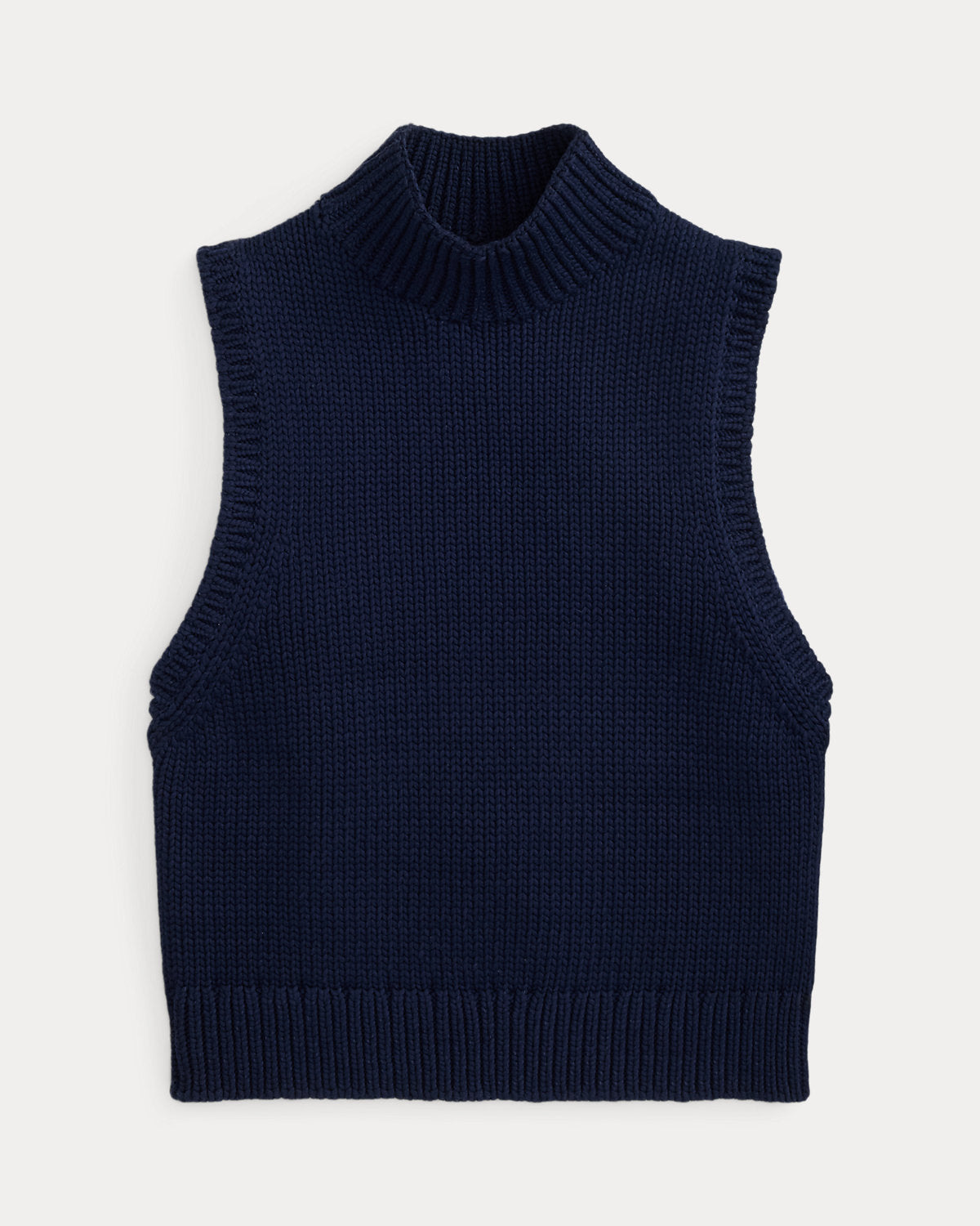 Sleeveless Turtleneck Sweater