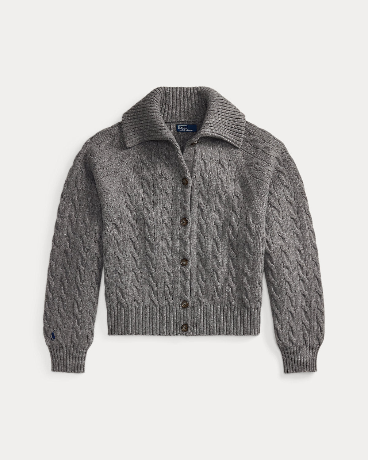 Cable-Knit Wool-Cashmere Jacket