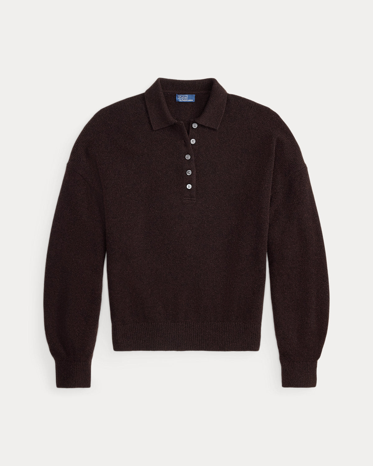 Polo-Collar Cashmere Sweater