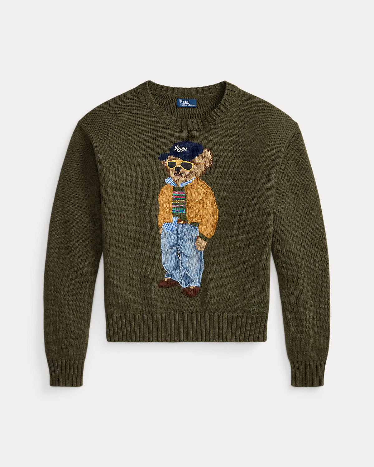 Bear Cotton Crewneck Sweater