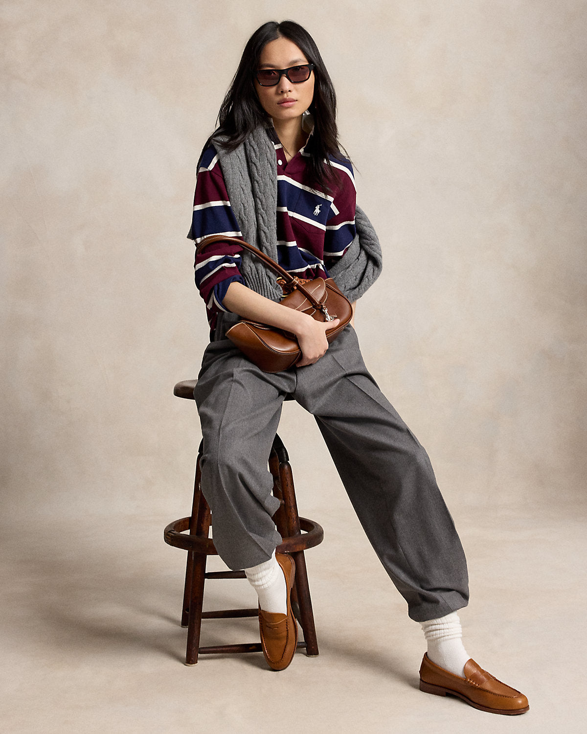 Oversize Cotton Rugby Shirt