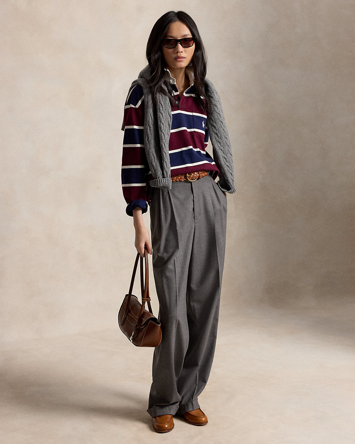 Oversize Cotton Rugby Shirt