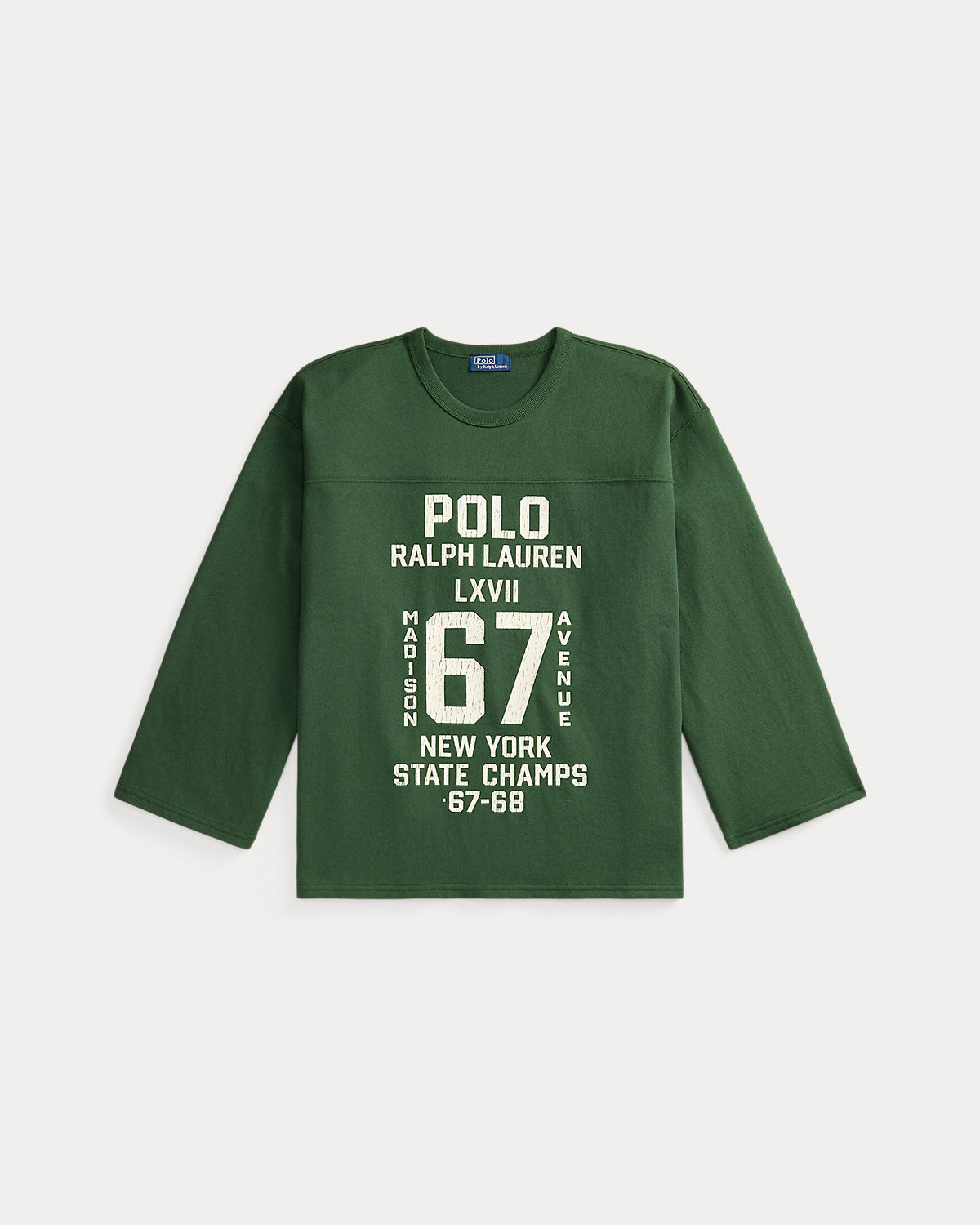 Graphic Logo Cotton Jersey Crewneck