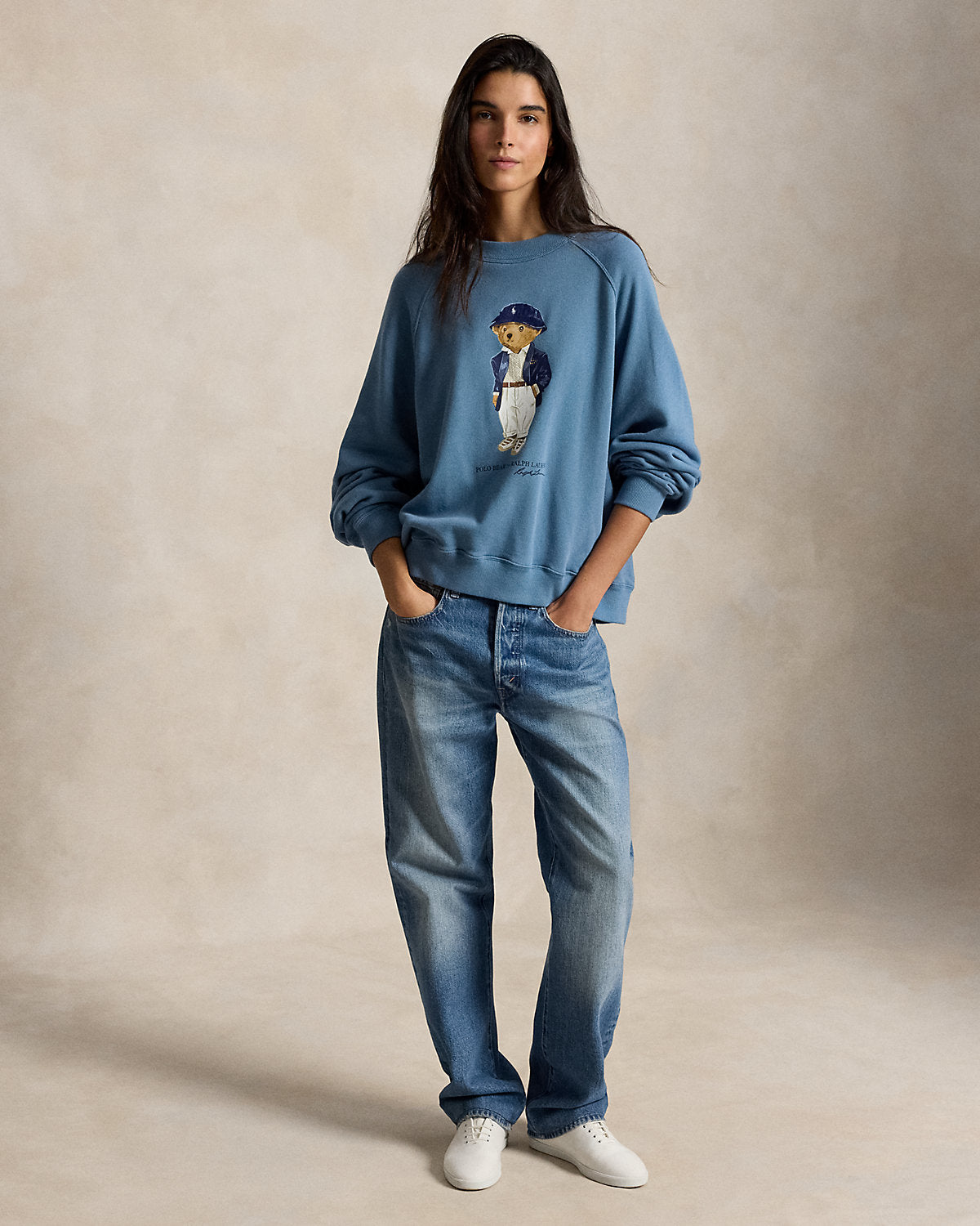Bear Lightweight Fleece Crewneck
