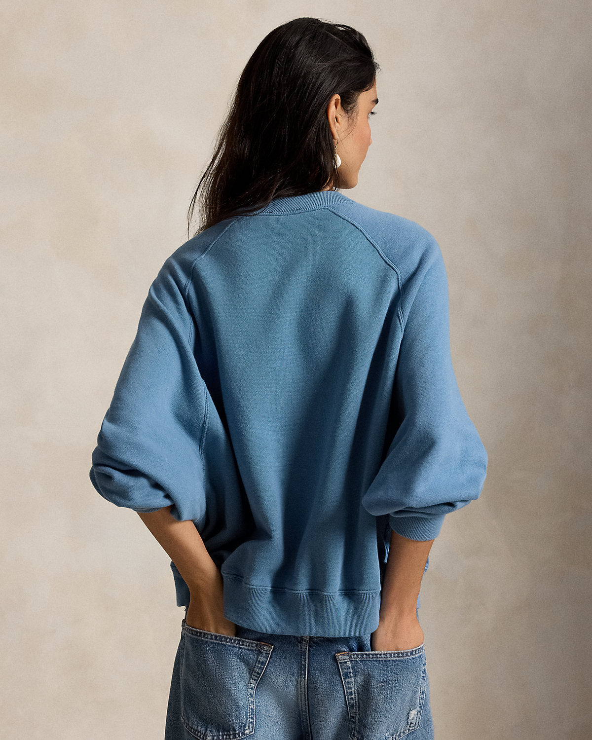 Bear Lightweight Fleece Crewneck