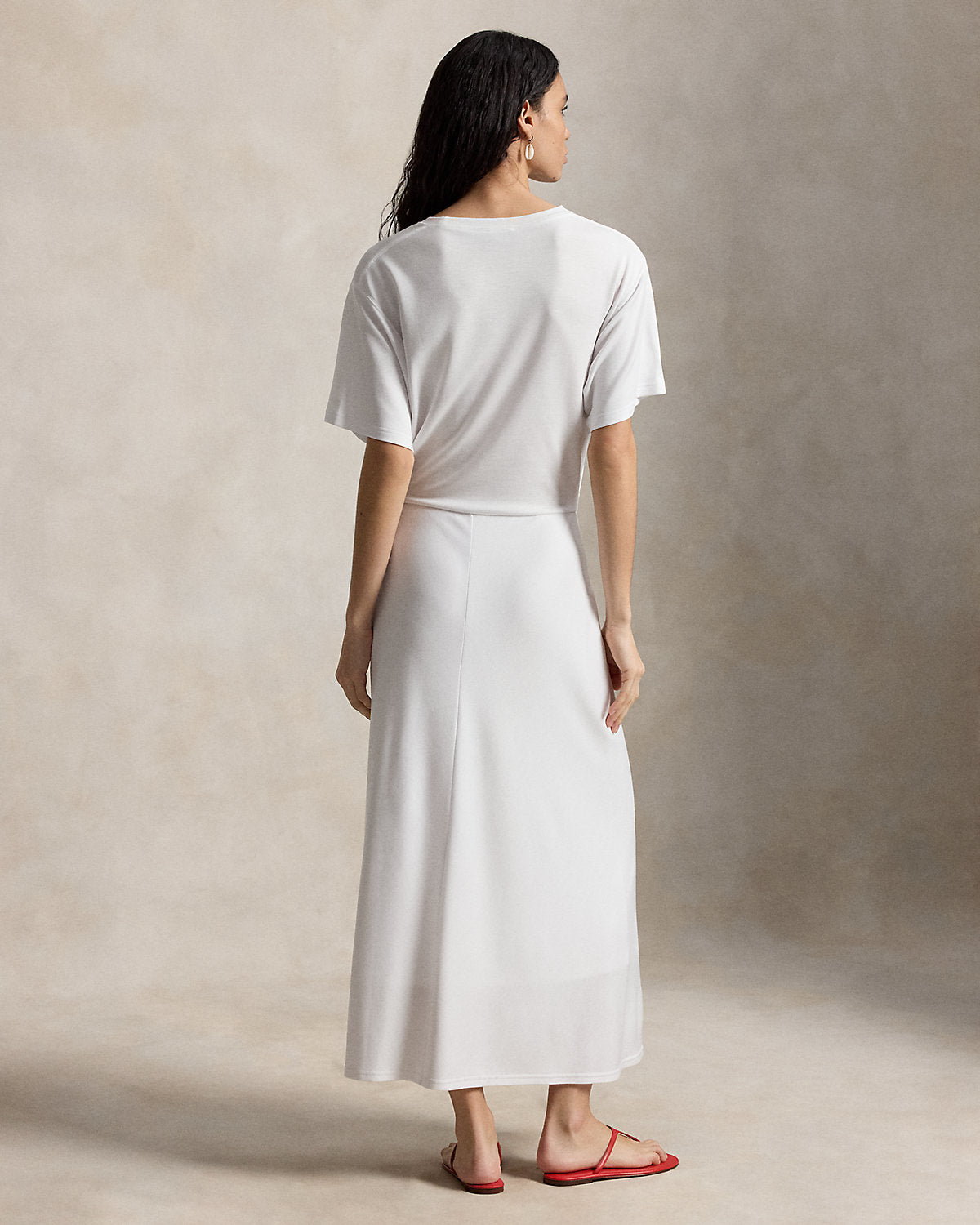 Twist-Detail Tee Dress