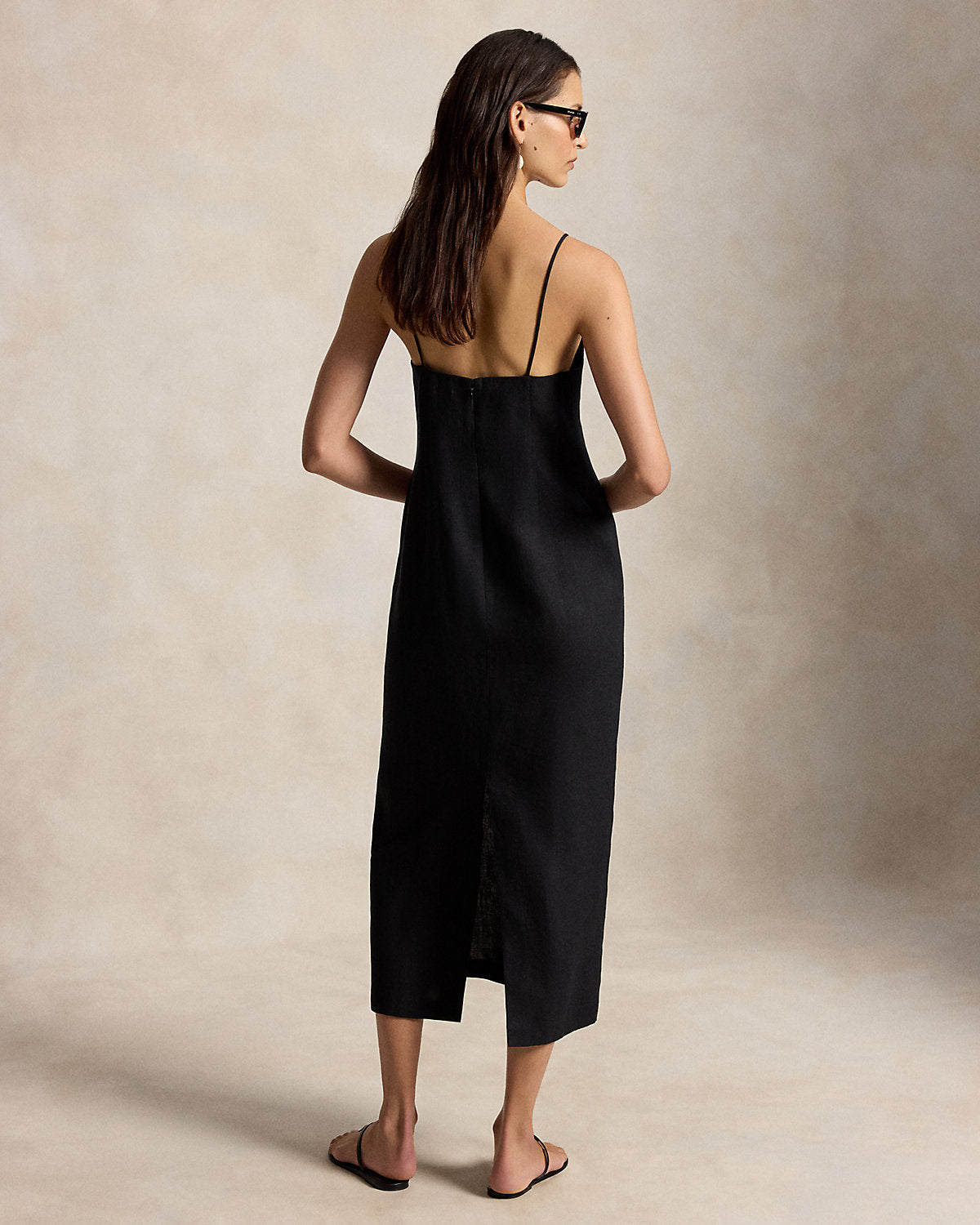 Linen Column Dress