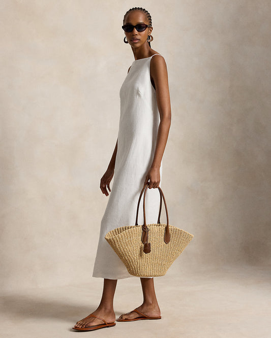 Linen Column Dress