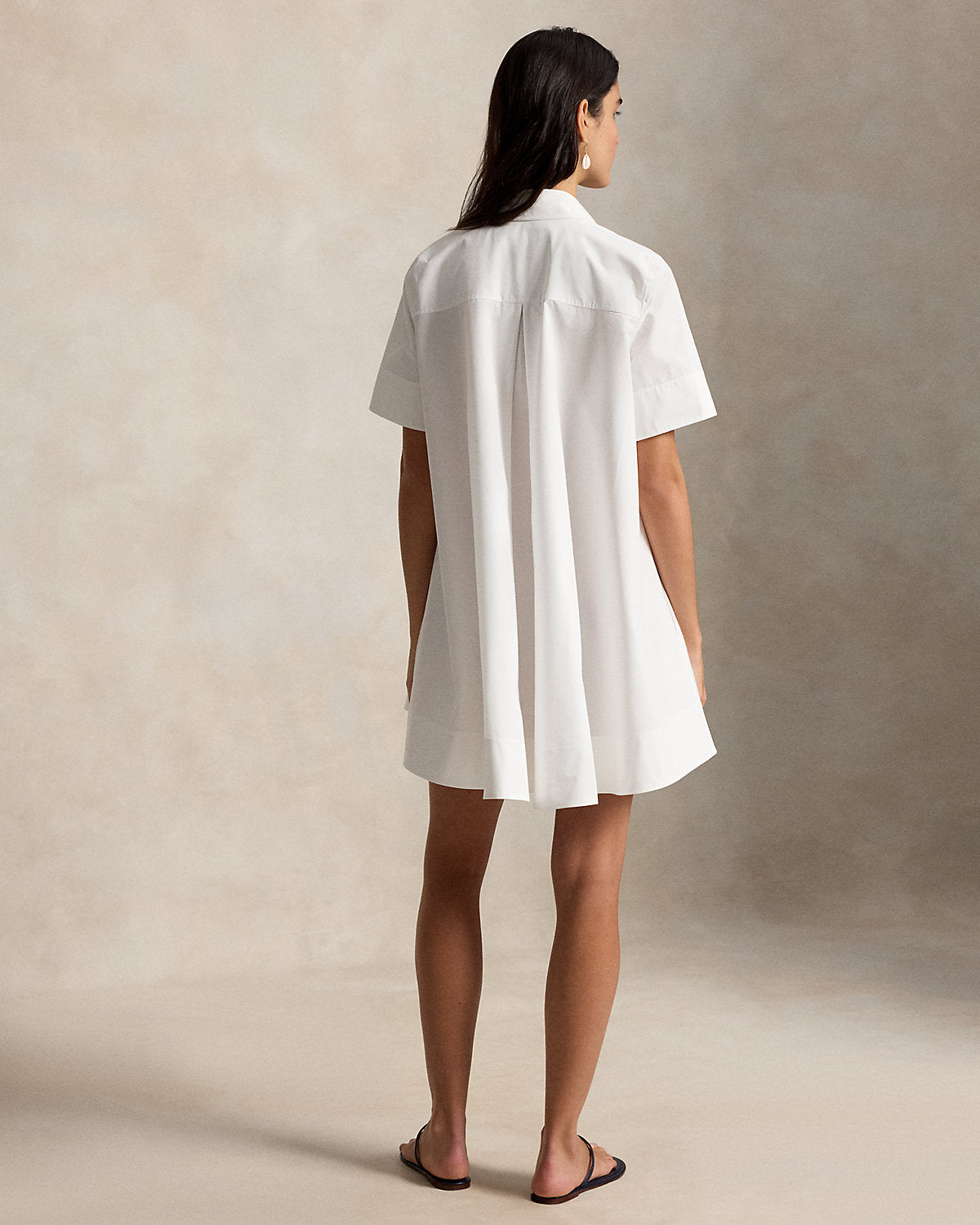 Cotton A-Line Shirtdress