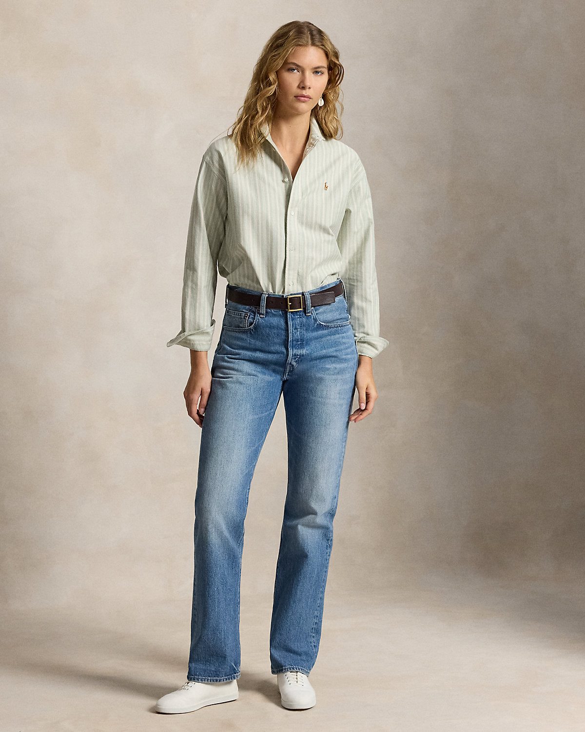 Relaxed Fit Cotton Oxford Shirt