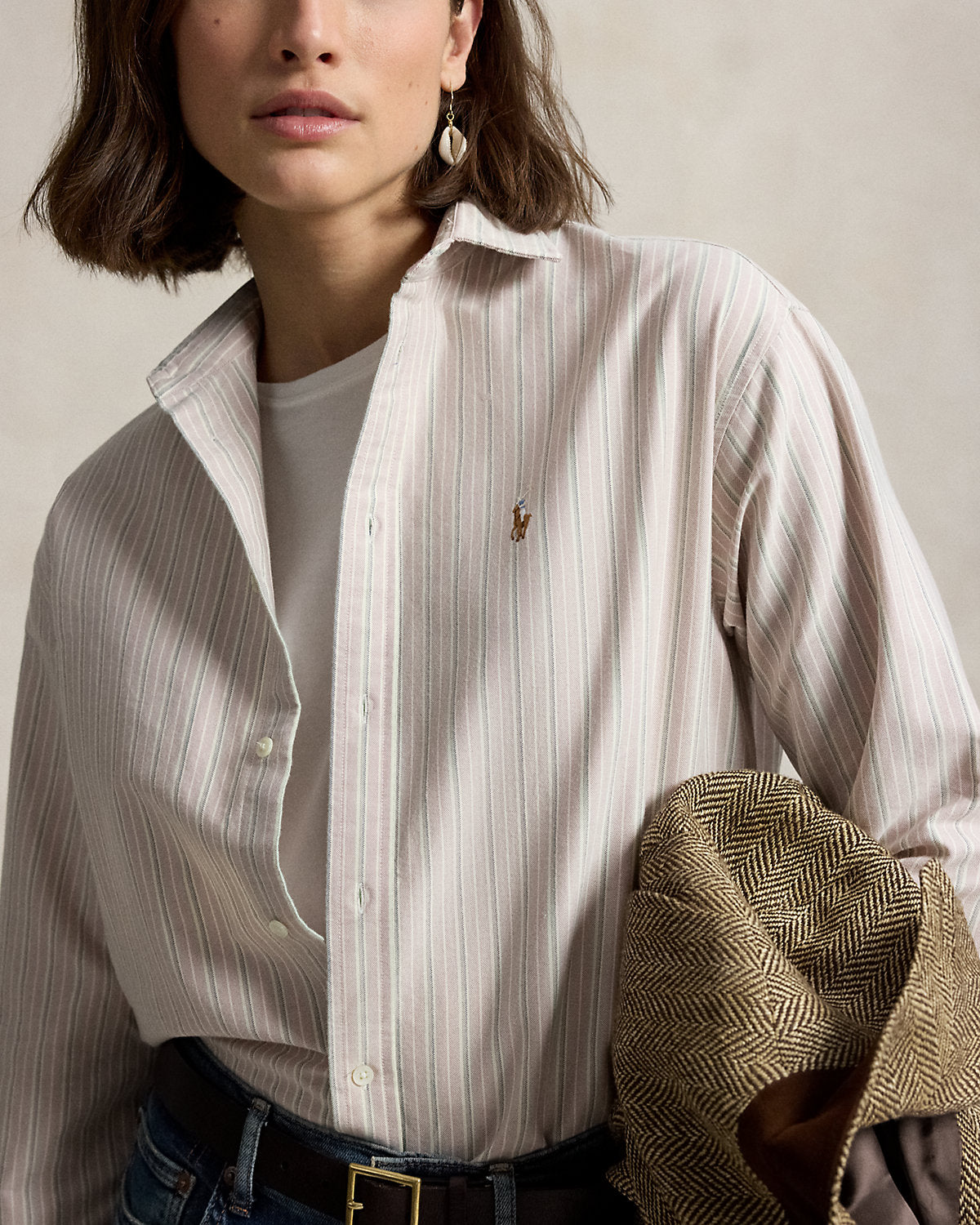 Relaxed Fit Cotton Oxford Shirt