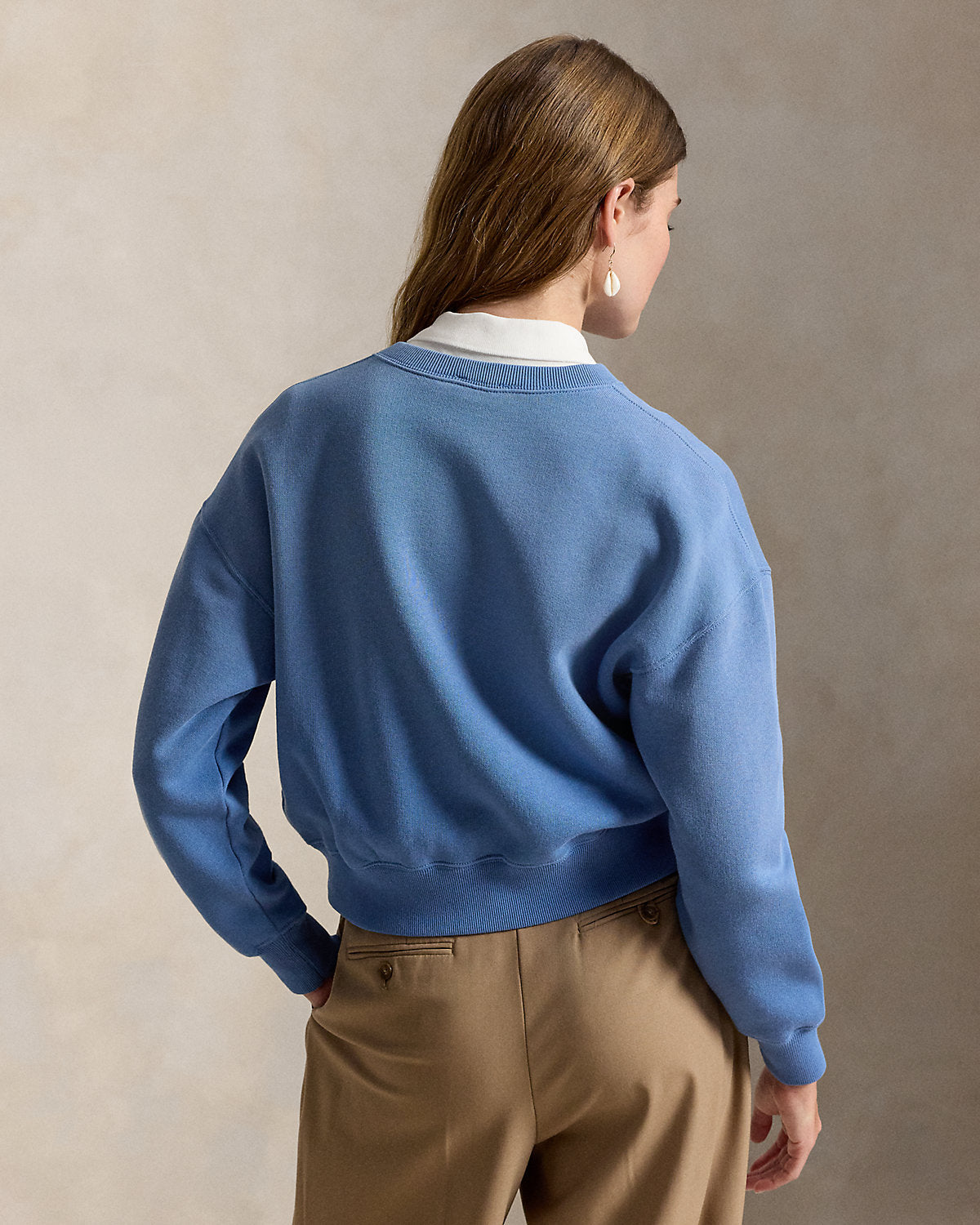 Logo Fleece Snapped Cardigan