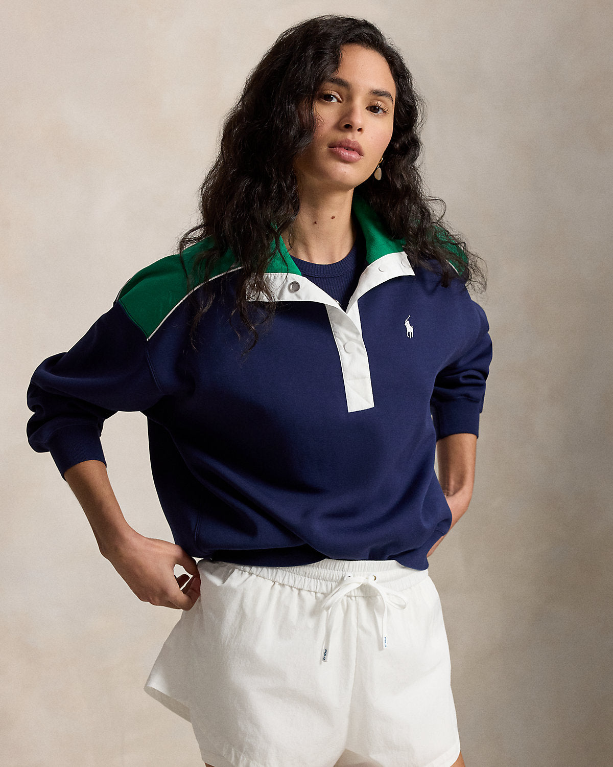 US Open Double-Knit Paneled Pullover