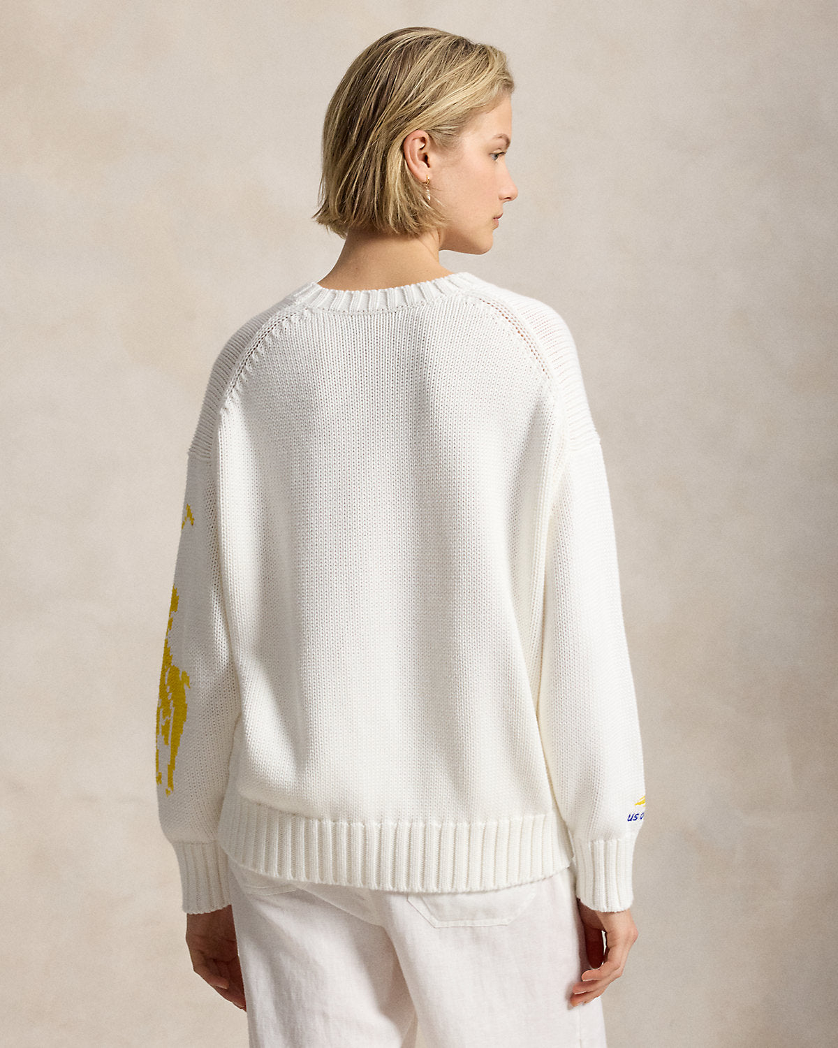 US Open Graphic Logo Cotton Sweater