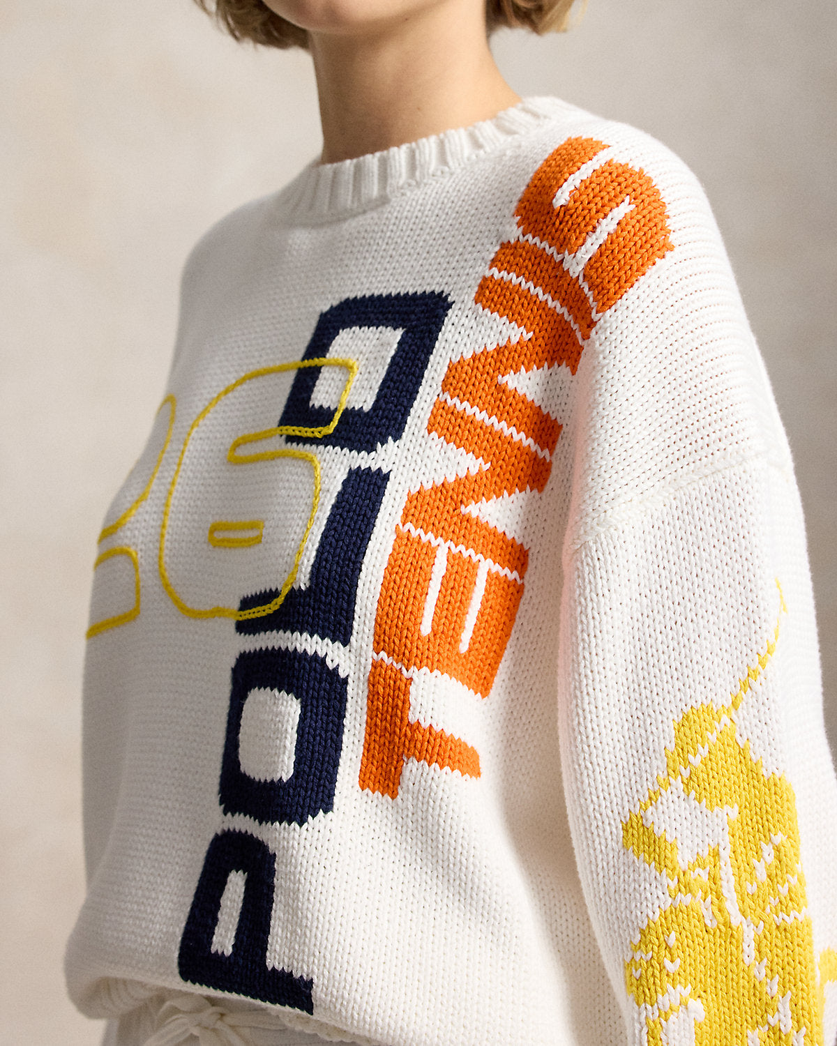 US Open Graphic Logo Cotton Sweater