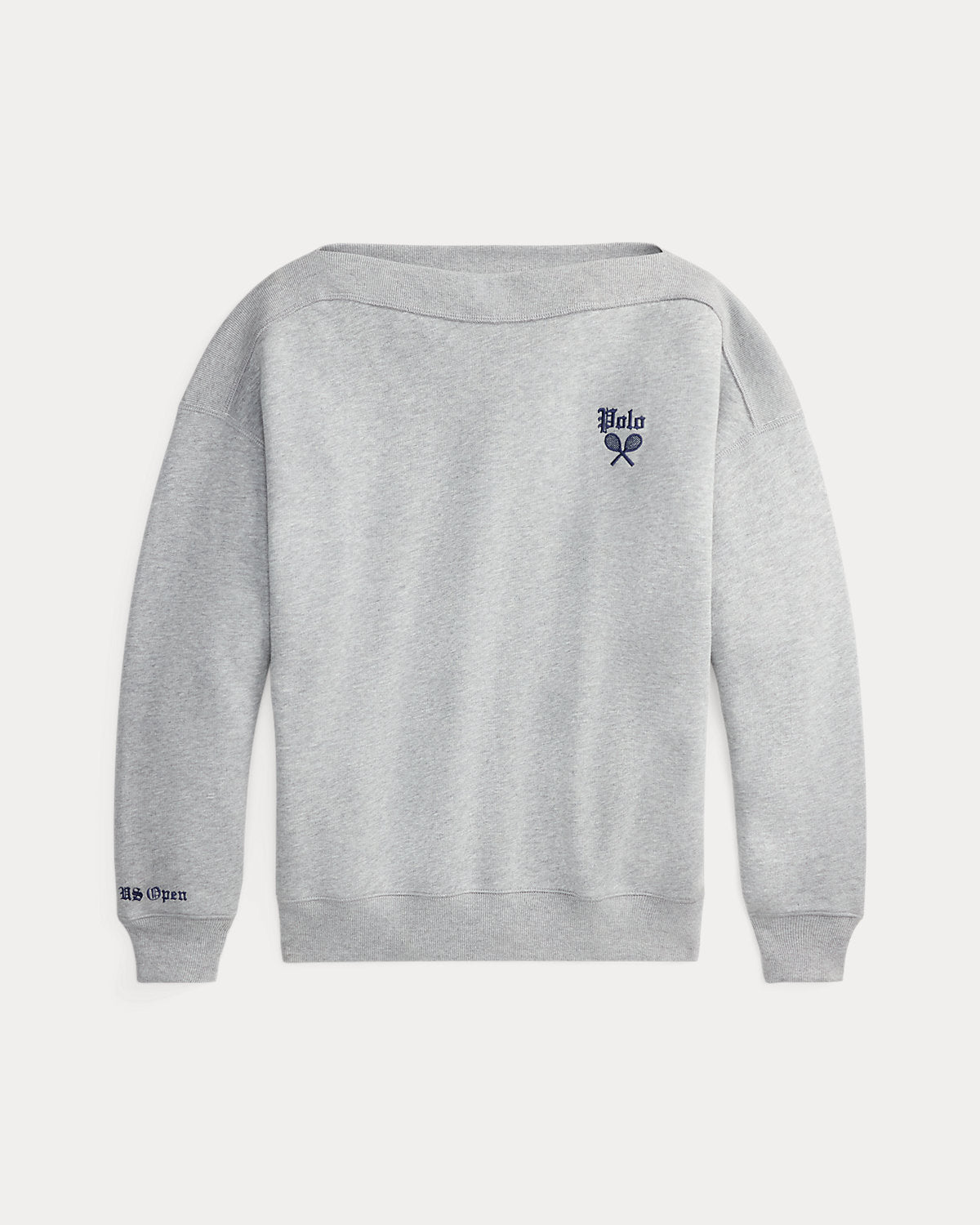 US Open Fleece Bateau-Neck Pullover