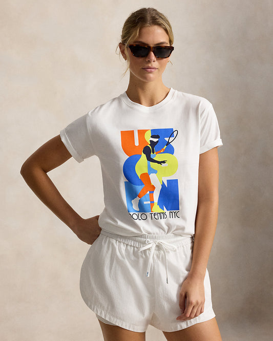 US Open Graphic Cotton Jersey Tee