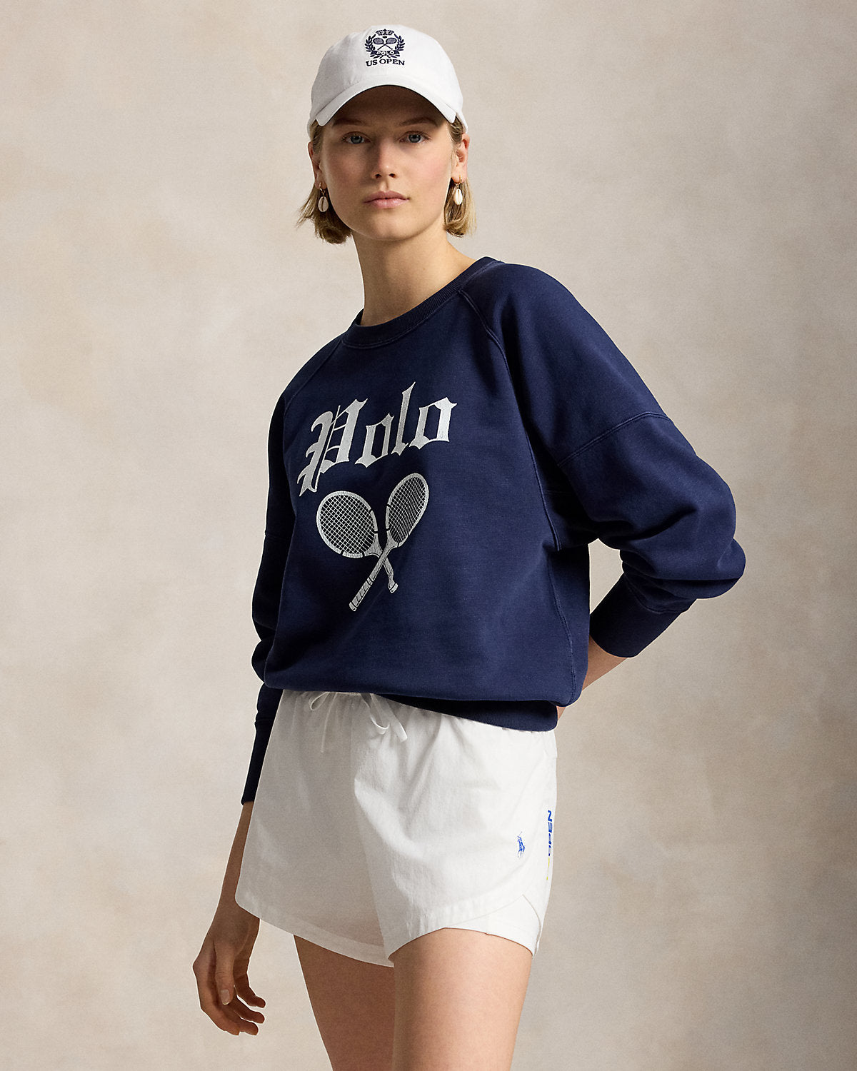 US Open Slub Fleece Crewneck