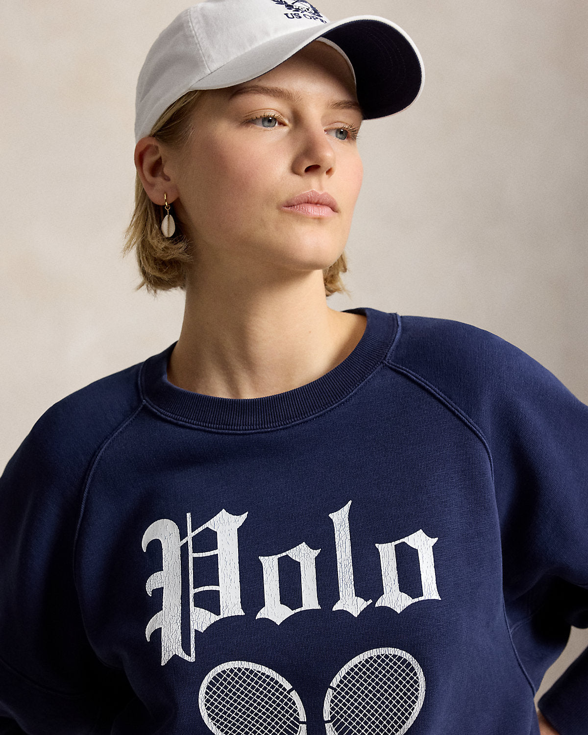 US Open Slub Fleece Crewneck