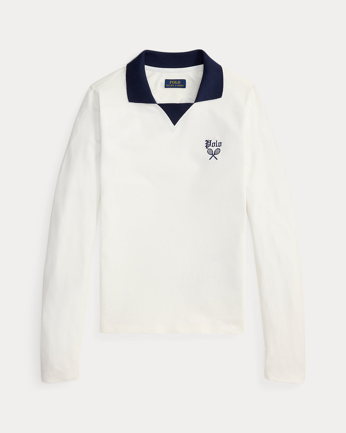 US Open Slim Fit Long-Sleeve Polo Shirt