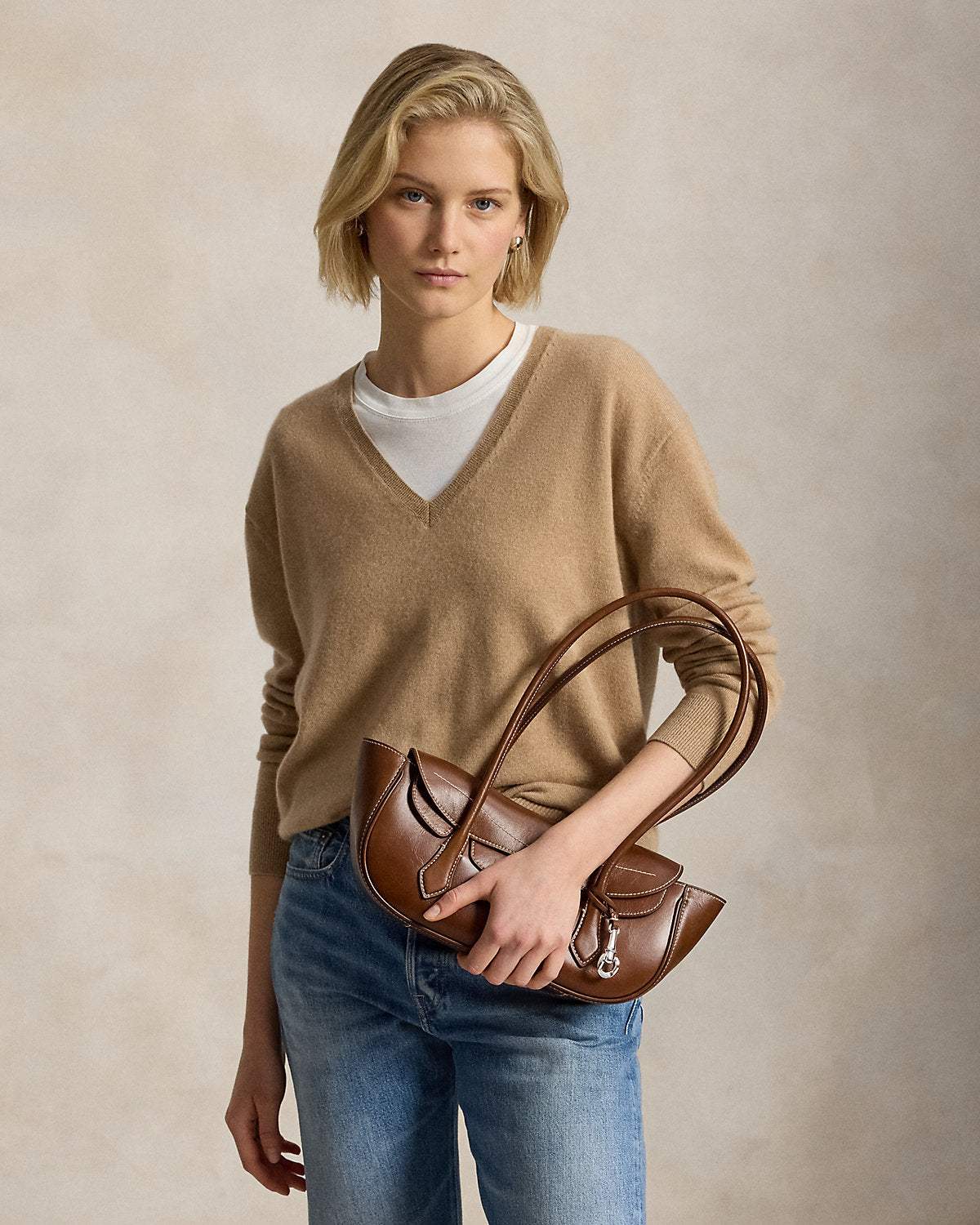 Women's Cashmere V-Neck Sweater