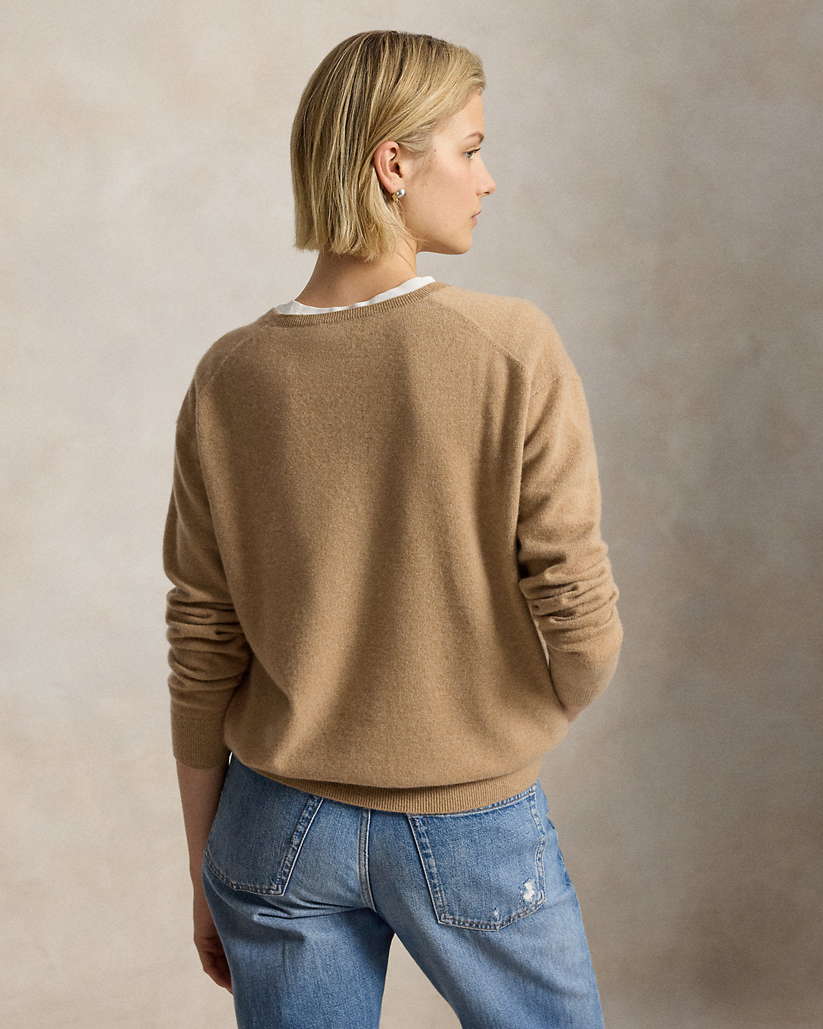 Women's Cashmere V-Neck Sweater
