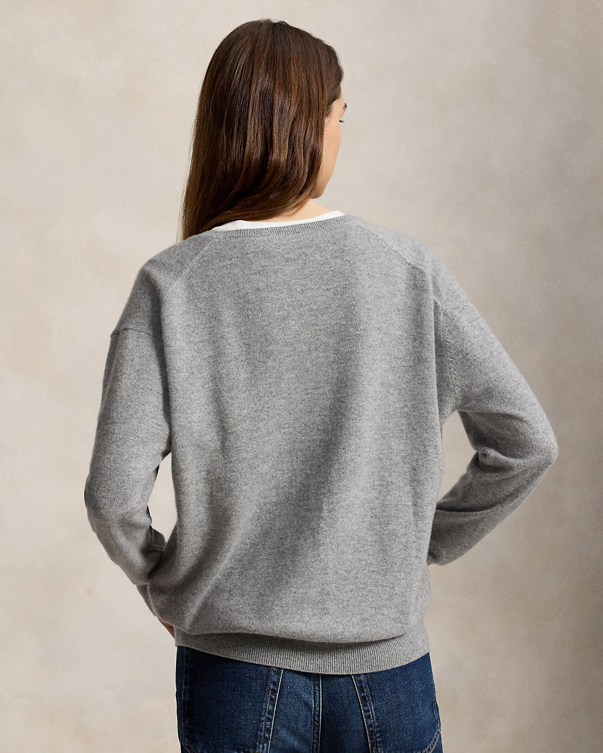 Women's Cashmere V-Neck Sweater