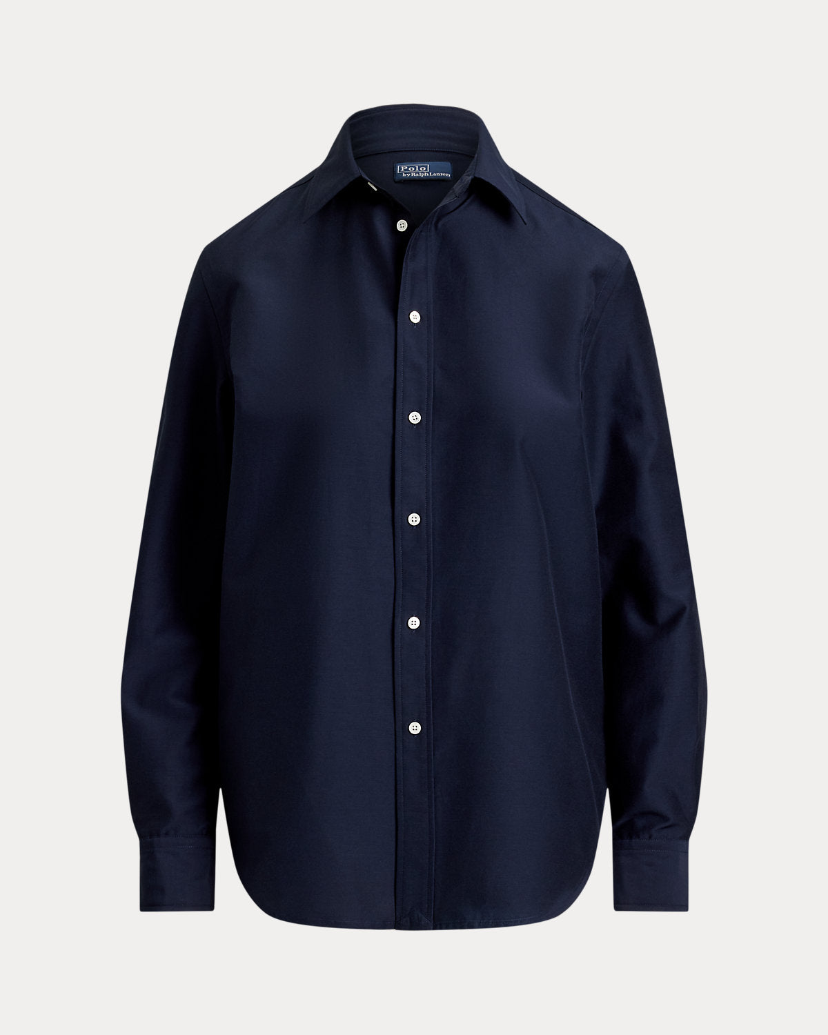 Relaxed Fit Cotton-Silk Shirt