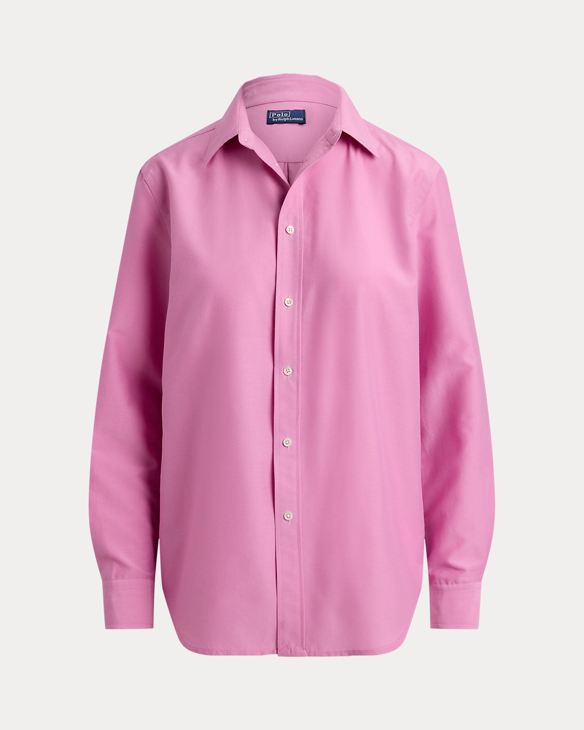 Relaxed Fit Cotton-Silk Shirt