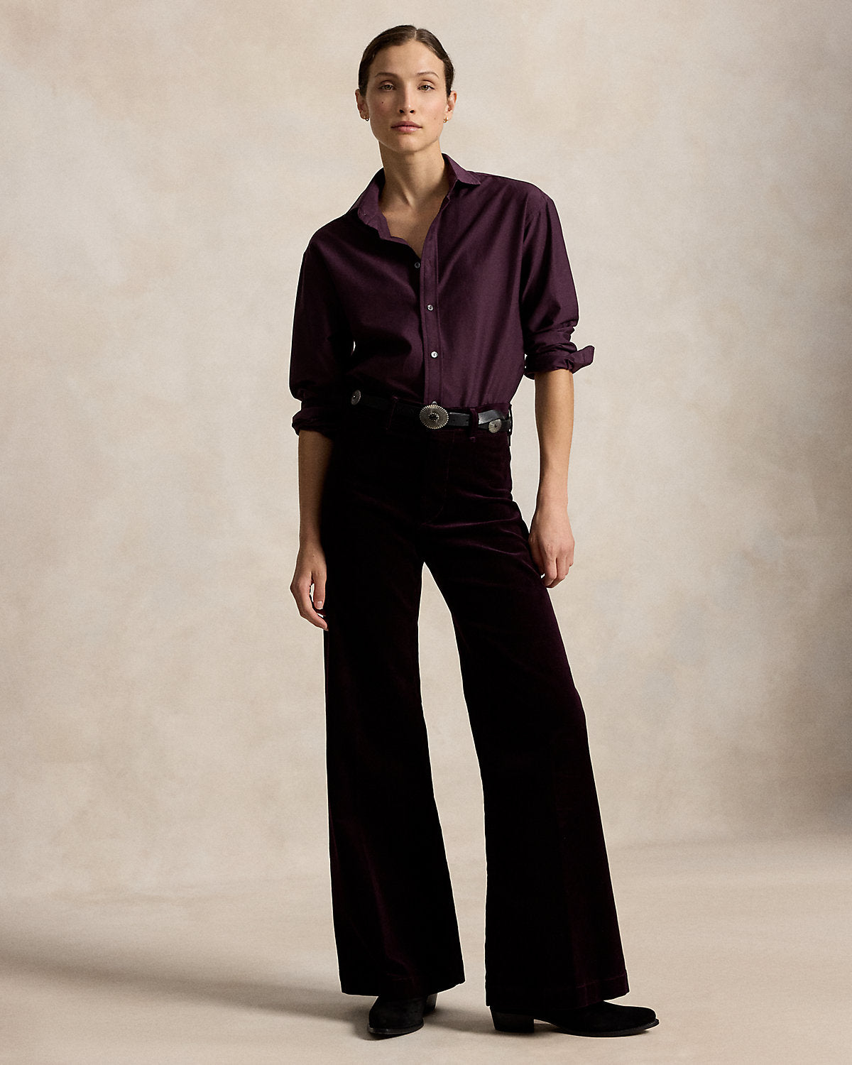 Relaxed Fit Cotton-Silk Shirt
