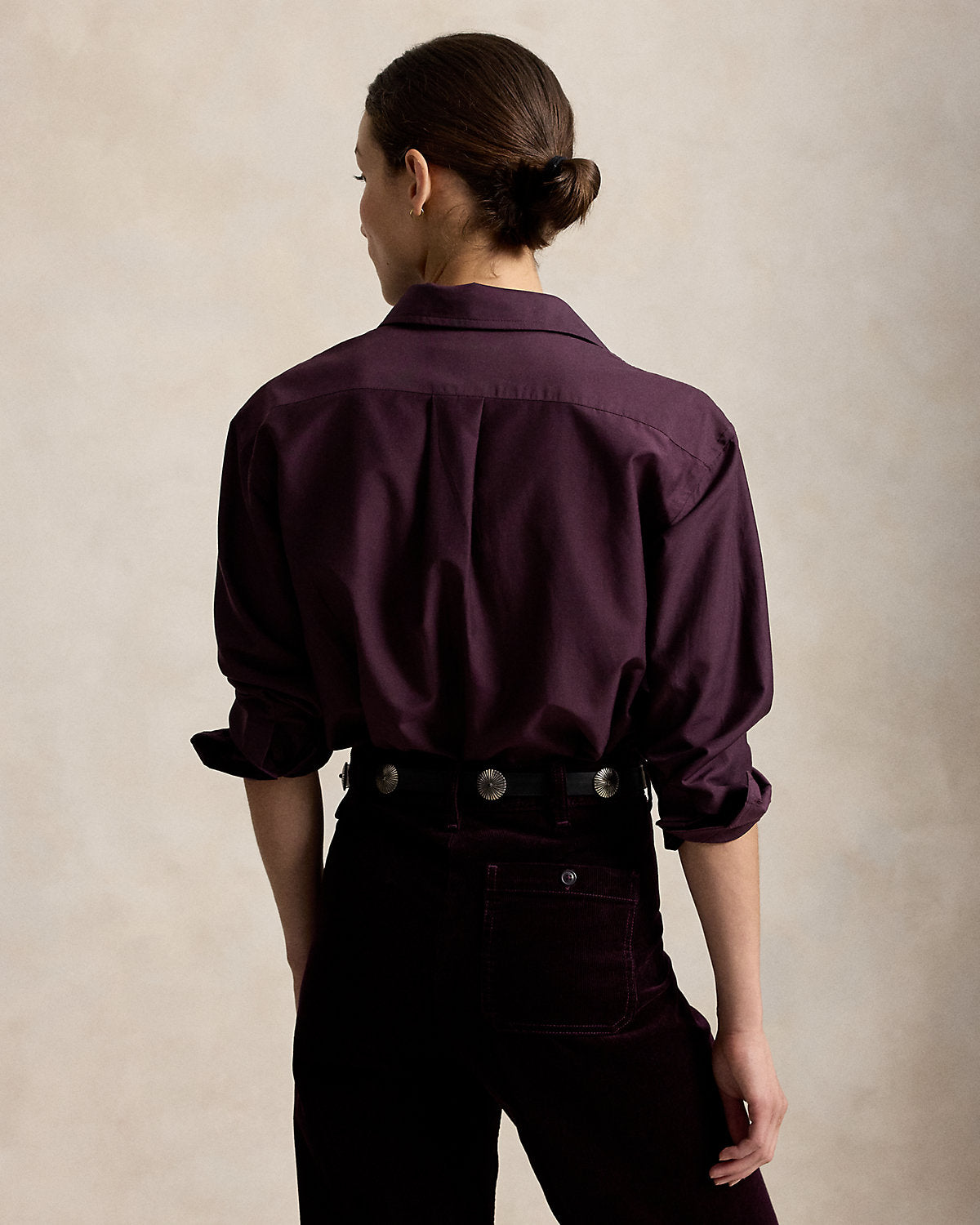Relaxed Fit Cotton-Silk Shirt