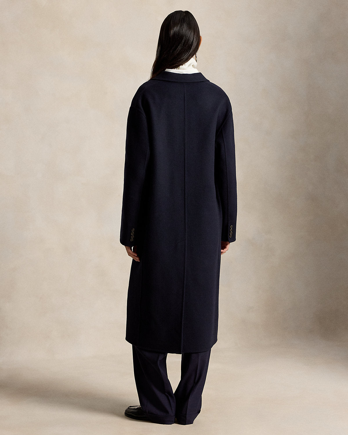 Double-Faced Long Wool Coat