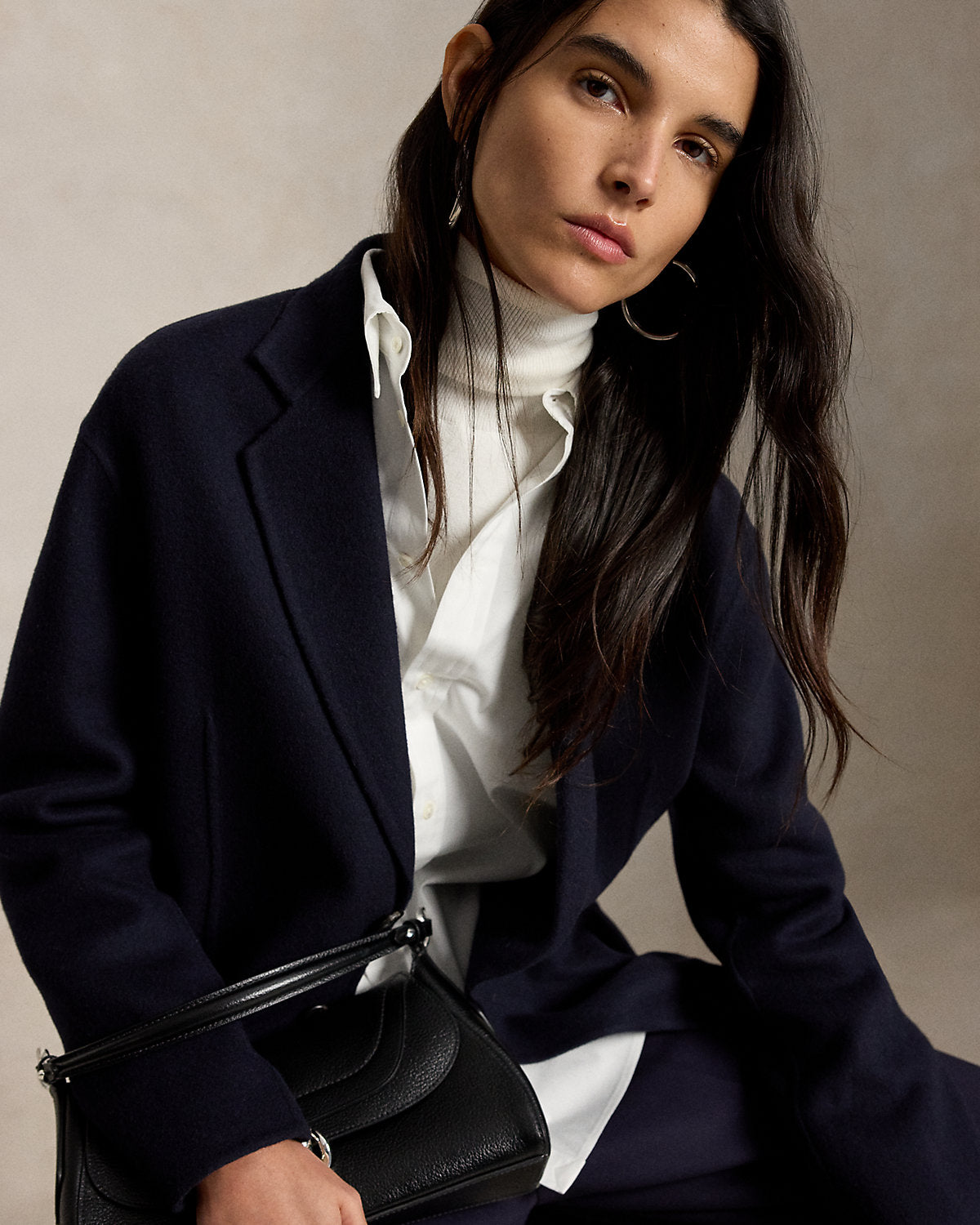 Double-Faced Long Wool Coat