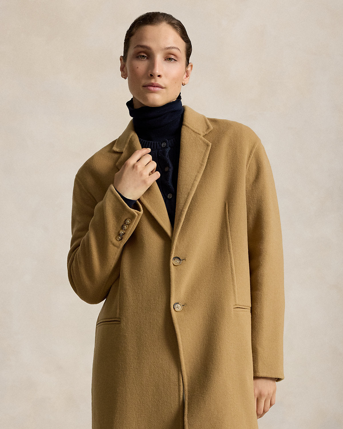Double-Faced Long Wool Coat