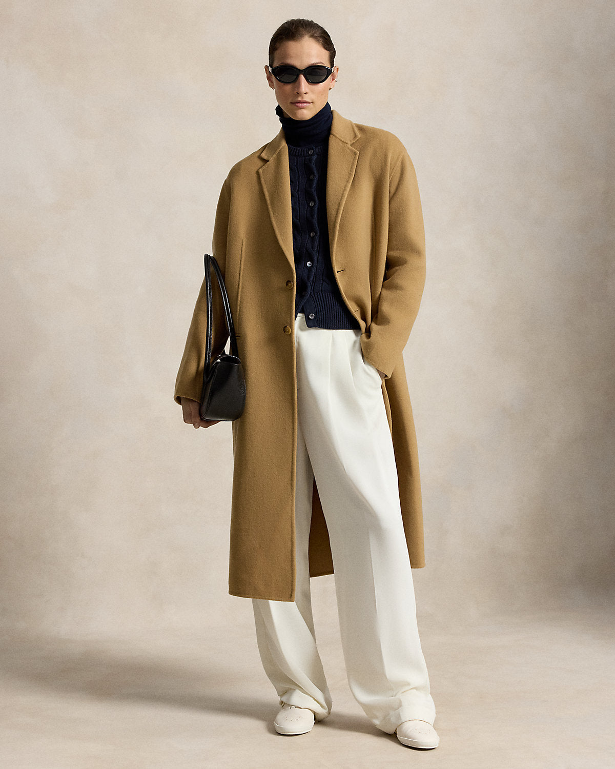 Double-Faced Long Wool Coat