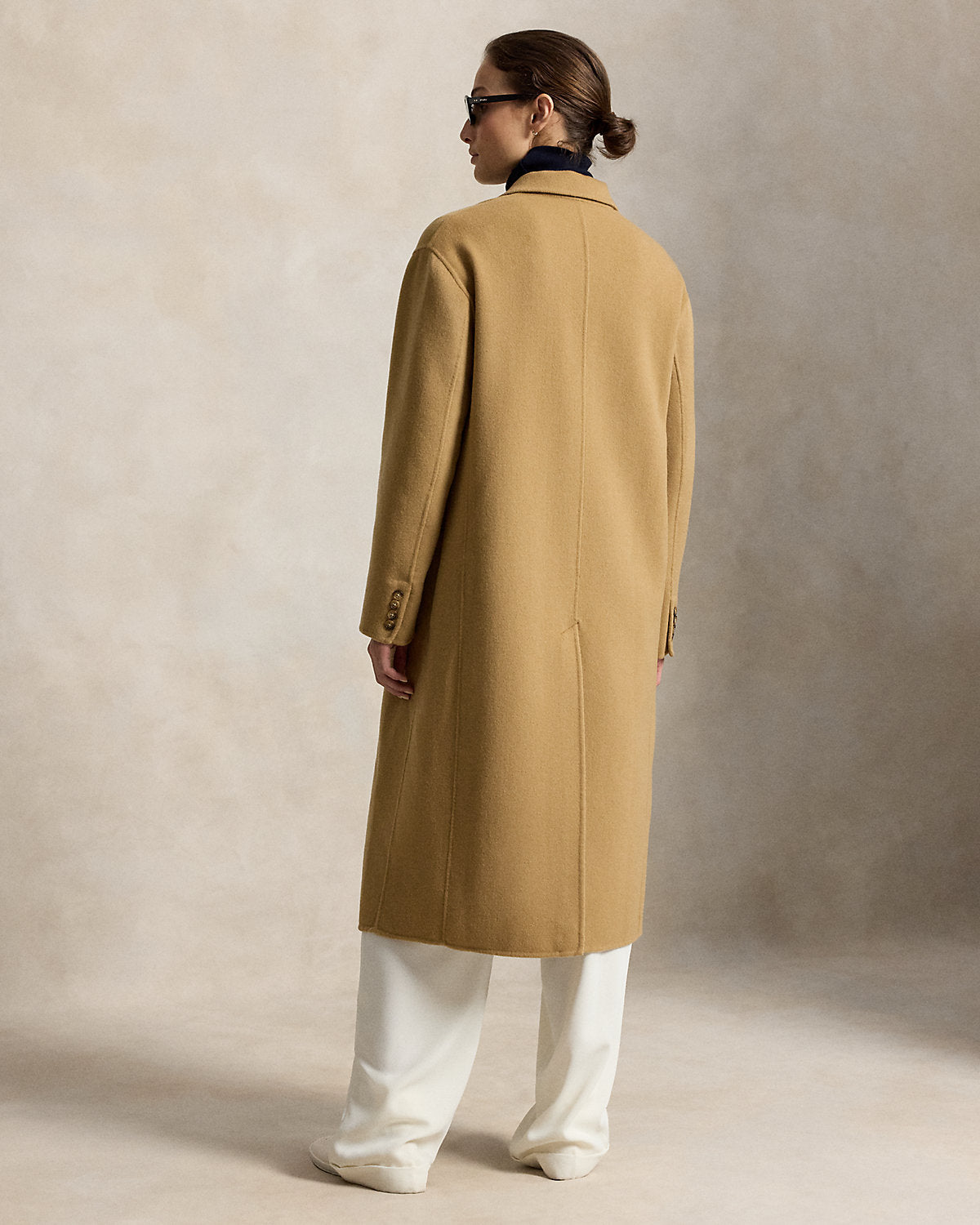 Double-Faced Long Wool Coat