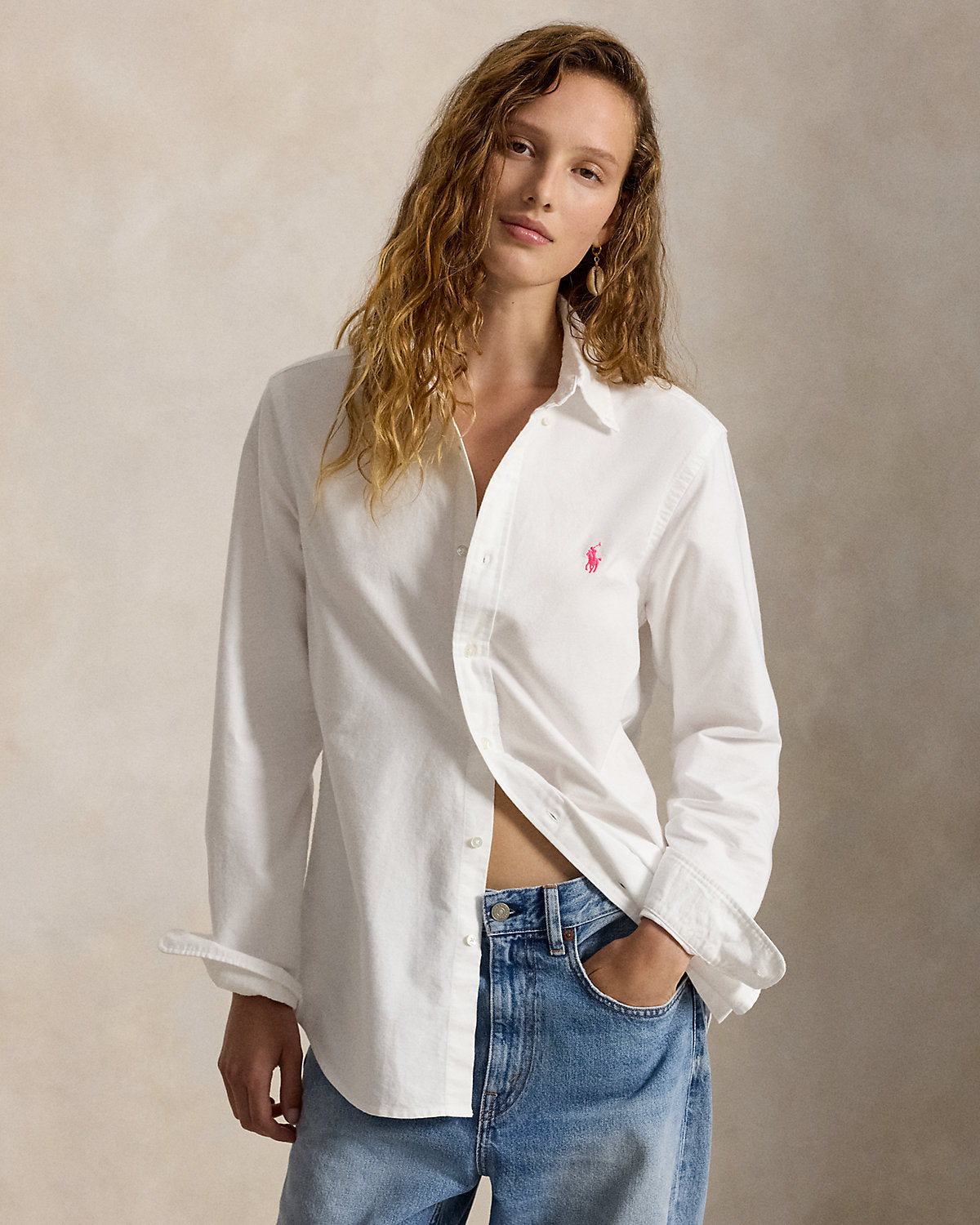 Pink Pony Cotton Oxford Shirt