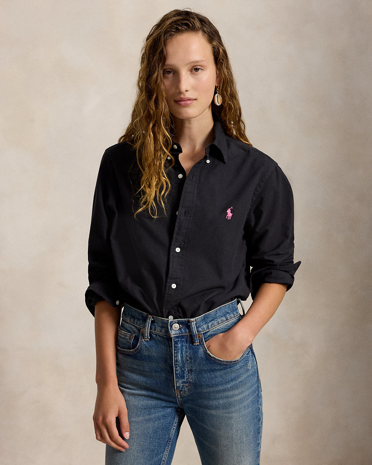 Pink Pony Cotton Oxford Shirt