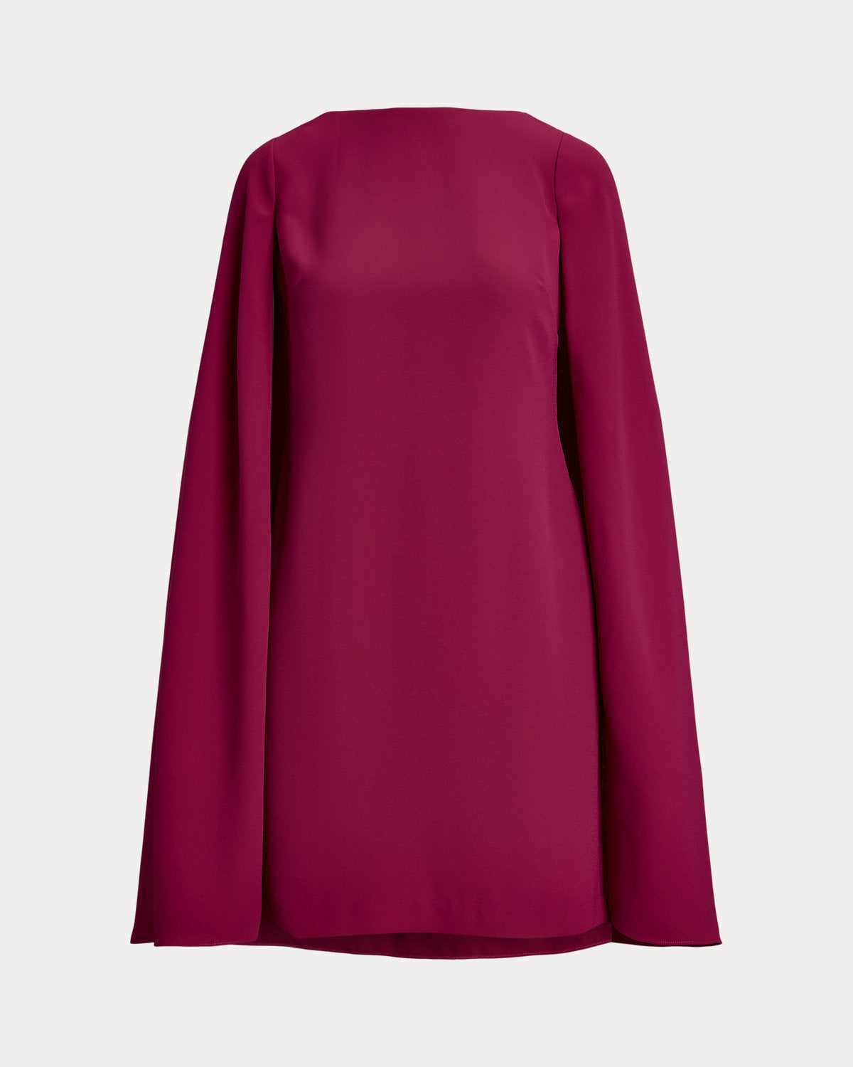 Cape Georgette Cocktail Dress